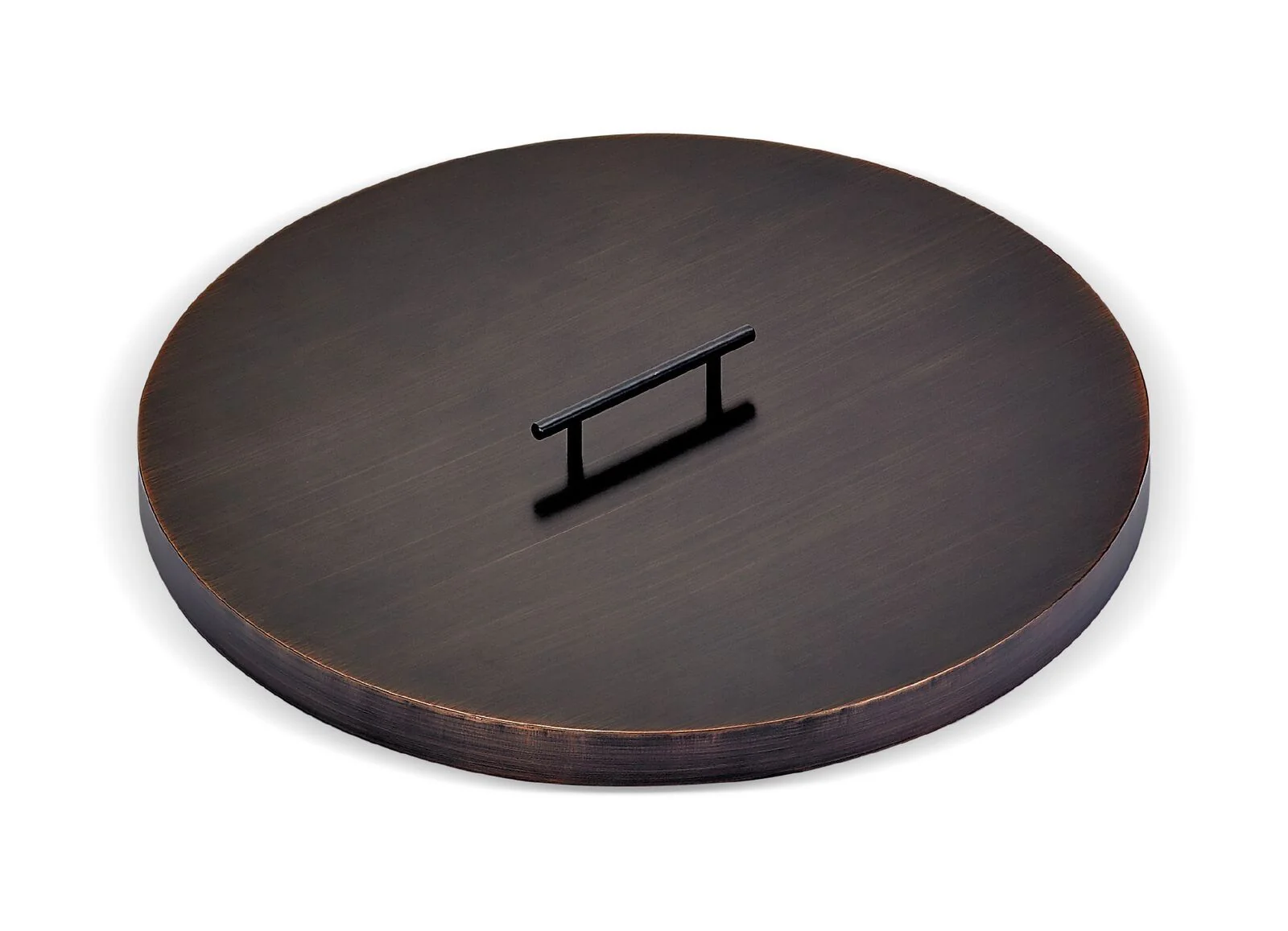Round Oil Rubbed Bronze Burner Cover for 25" Round Drop-In Pan by American Fire Products - Image 2