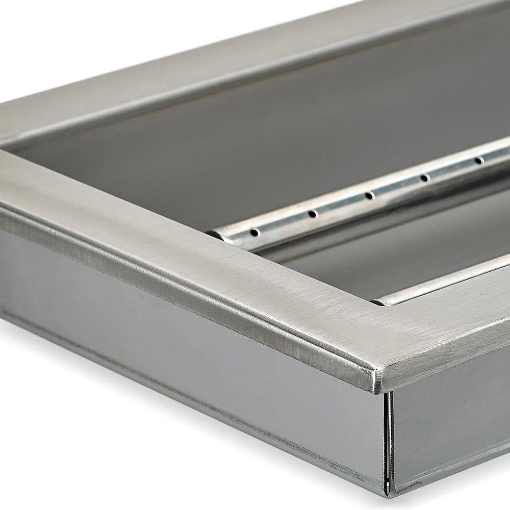 30" x 6" Linear CSA Certified Stainless Steel Drop-In Pan Kit by American Fire Products - Image 9