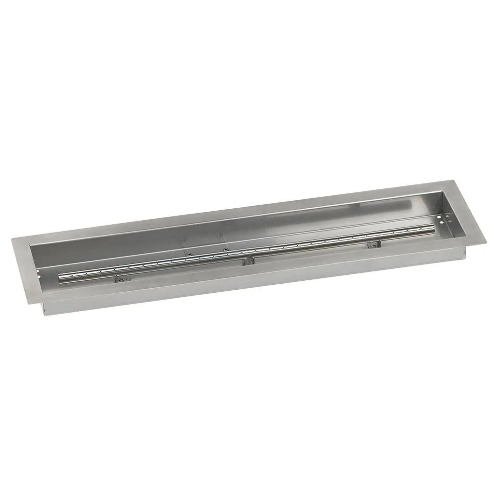 30" x 6" Linear Stainless Steel Drop-In Pan with Spark Ignition Kit - Propane by American Fire Products - Image 2