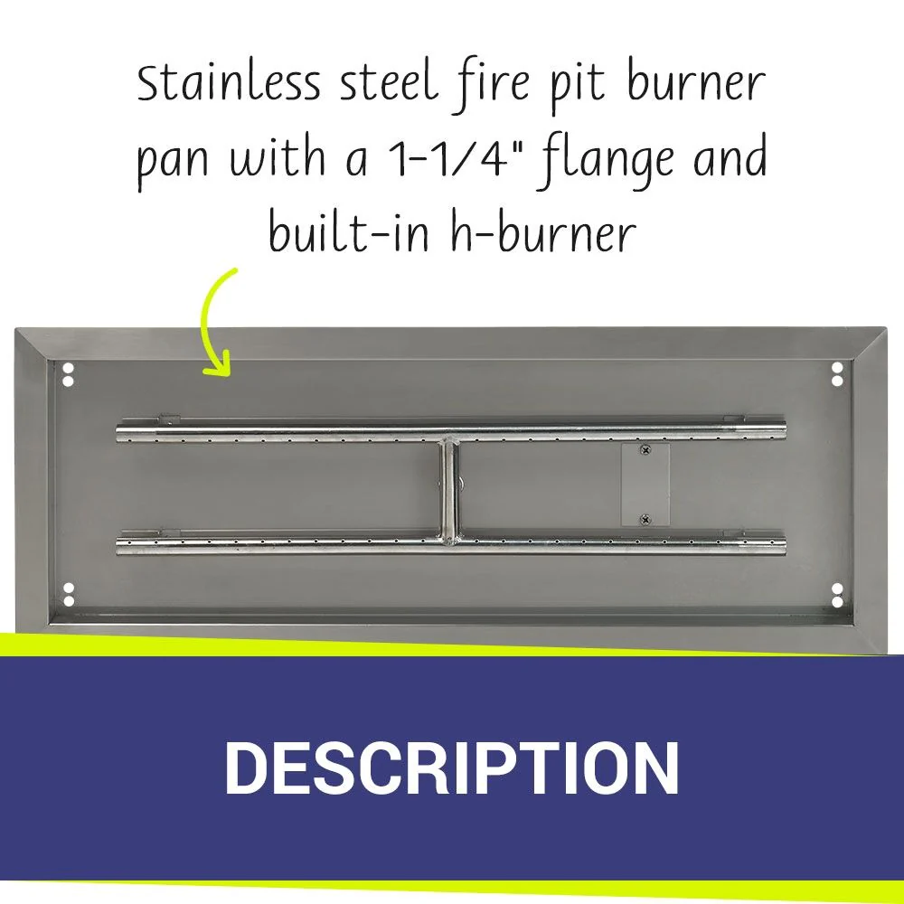 30" x 10" Rectangle Stainless Steel Drop-In Pan by American Fire Products - Image 8