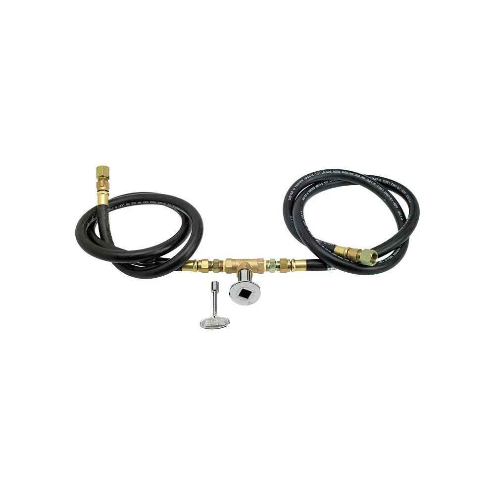 30" x 10" Rectangle Stainless Steel Drop-In Pan with Spark Ignition Kit - Natural Gas by American Fire Products - Image 3