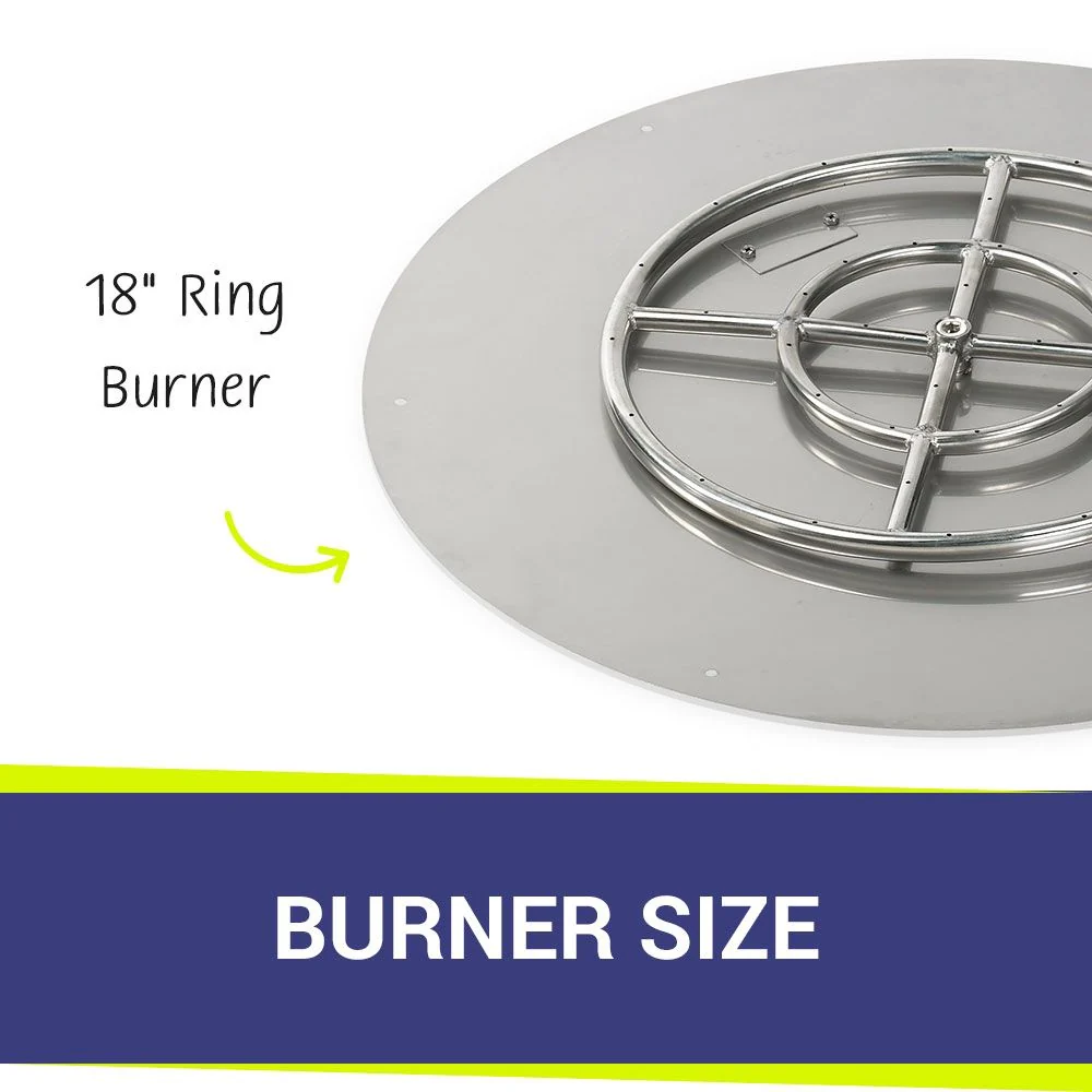 30" Round Stainless Steel Flat Pan by American Fire Products - Image 4