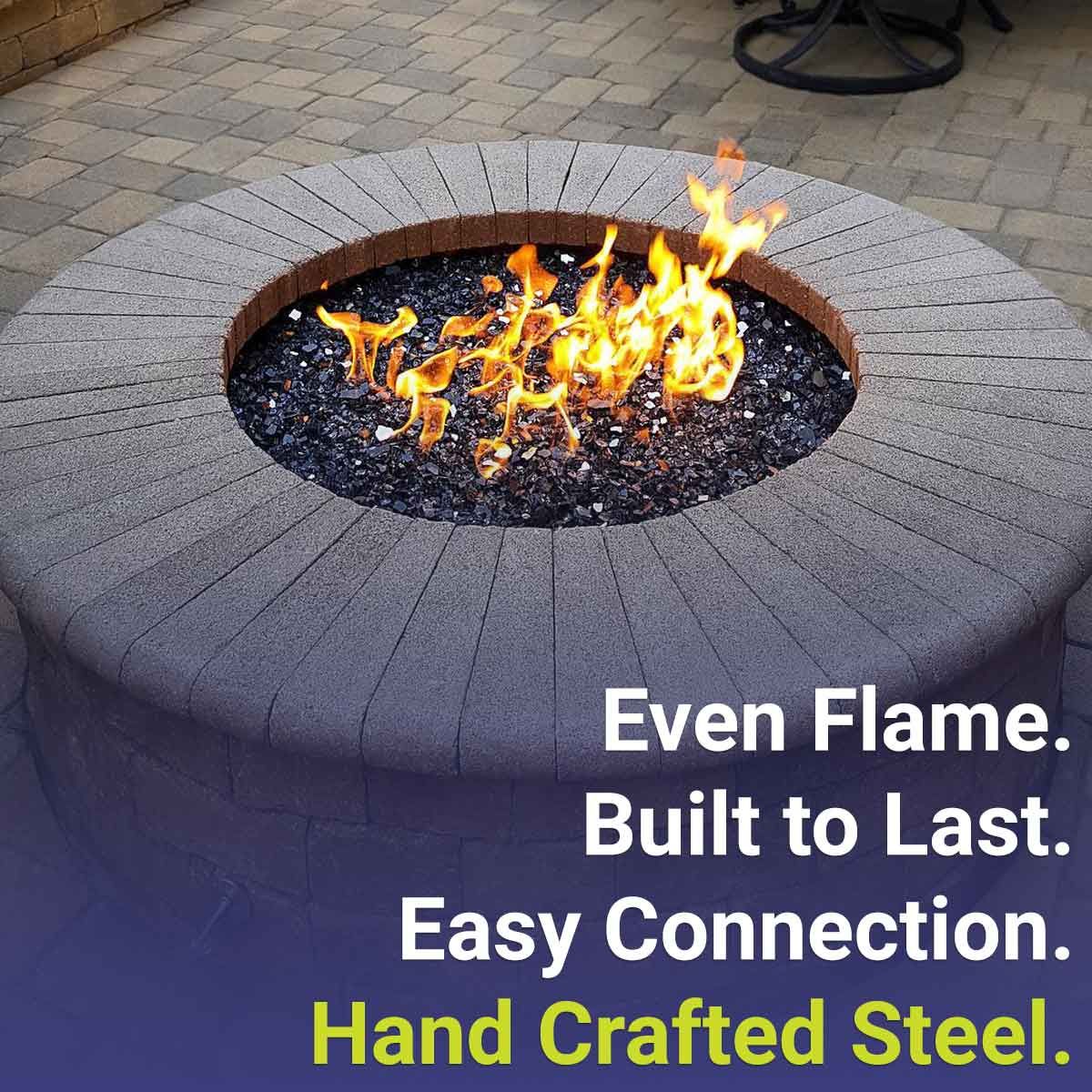 30" Round Stainless Steel Flat Pan by American Fire Products - Image 5