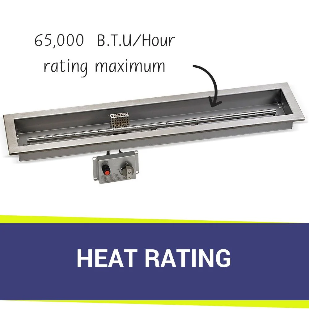 36" x 6" Linear CSA Certified Stainless Steel Drop-In Pan Kit by American Fire Products - Image 4