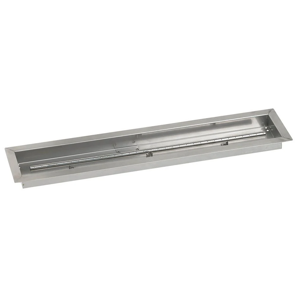 36" x 6" Linear Stainless Steel Drop-In Pan with Spark Ignition Kit - Natural Gas by American Fire Products - Image 2