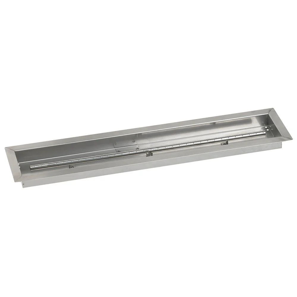 36" x 6" Linear Stainless Steel Drop-In Pan with Spark Ignition Kit - Propane by American Fire Products - Image 2