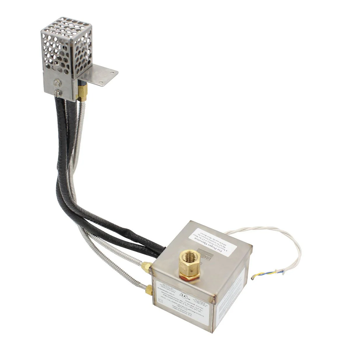 36" x 12" Rectangle Stainless Steel Drop-In Pan with All-Weather Electronic Ignition System - Natural Gas by American Fire Products - Image 8