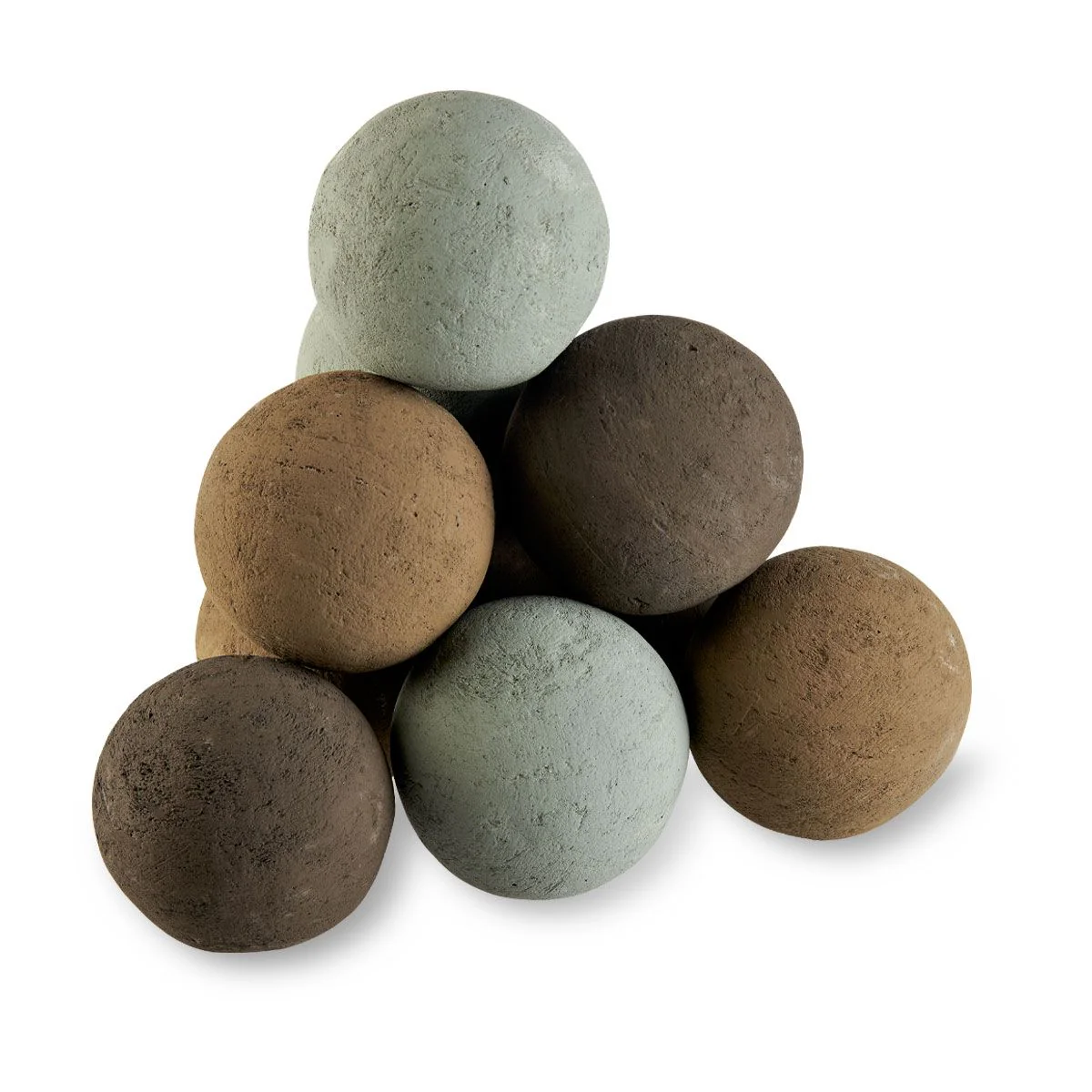 4" Natural Lite Stone Fire Balls - Set of 6 by American Fire Products - Image 2