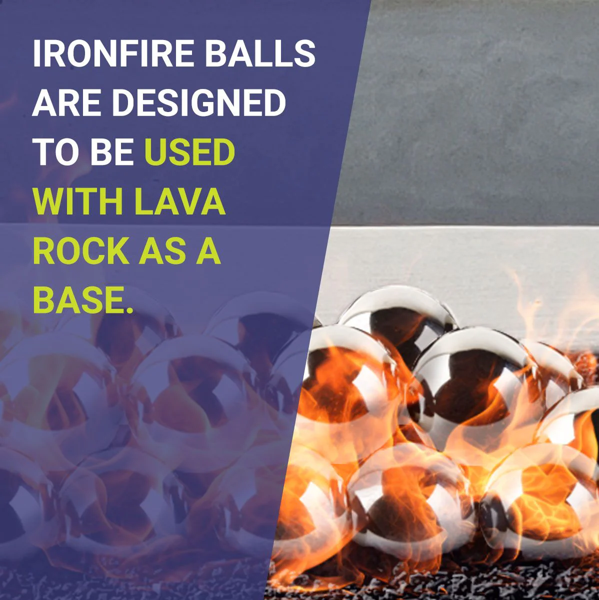 4" Stainless Steel Iron Fire Balls - Set of 6 by American Fire Products - Image 6