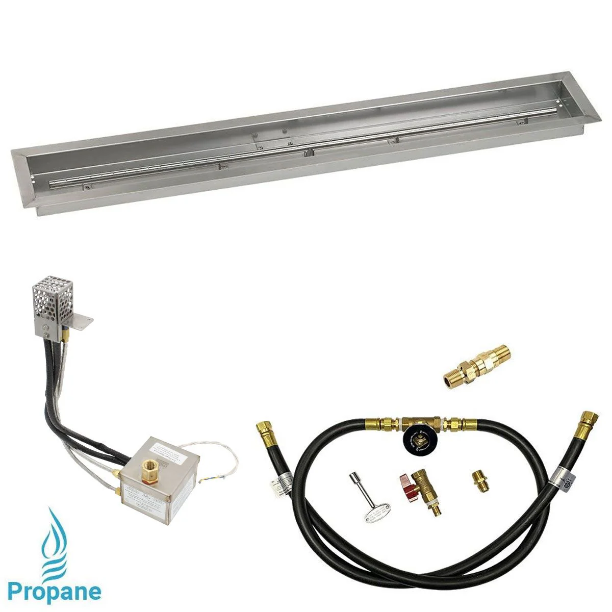 Linear Stainless Steel Drop-In Pan with All-Weather Electronic Ignition System by American Fire Products - Image 7