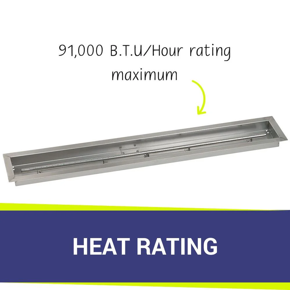 48" x 6" Linear Stainless Steel Drop-In Pan by American Fire Products - Image 4