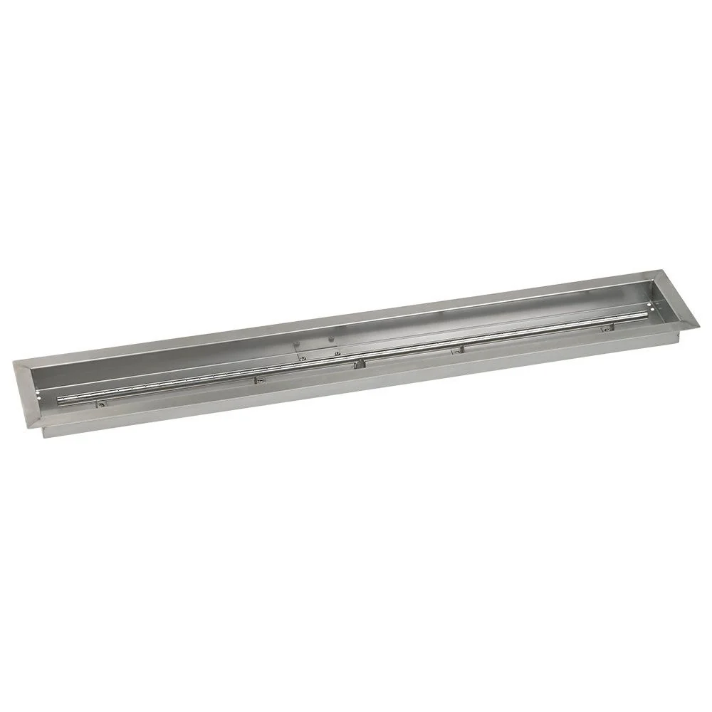 48" x 6" Linear Stainless Steel Drop-In Pan with Spark Ignition Kit - Natural Gas by American Fire Products - Image 2