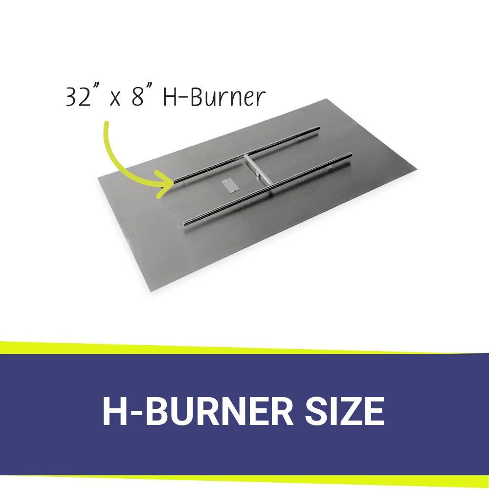 48" x 14" Rectangle Stainless Steel Flat Pan with Spark Ignition Kit - Natural Gas by American Fire Products - Image 3
