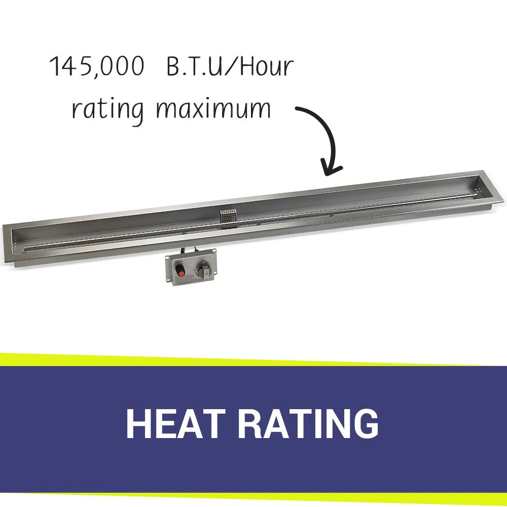 60" x 6" Linear CSA Certified Stainless Steel Drop-In Pan Kit by American Fire Products - Image 3