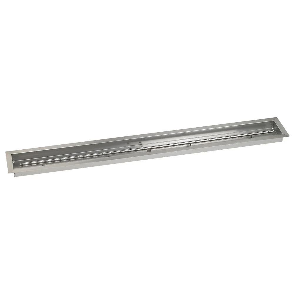 60" x 6" Linear Stainless Steel Drop-In Pan with Spark Ignition Kit - Natural Gas by American Fire Products - Image 2