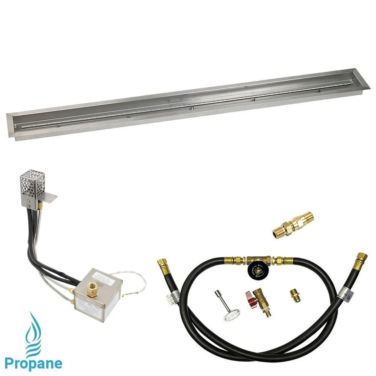 Linear Stainless Steel Drop-In Pan with All-Weather Electronic Ignition System by American Fire Products - Image 11