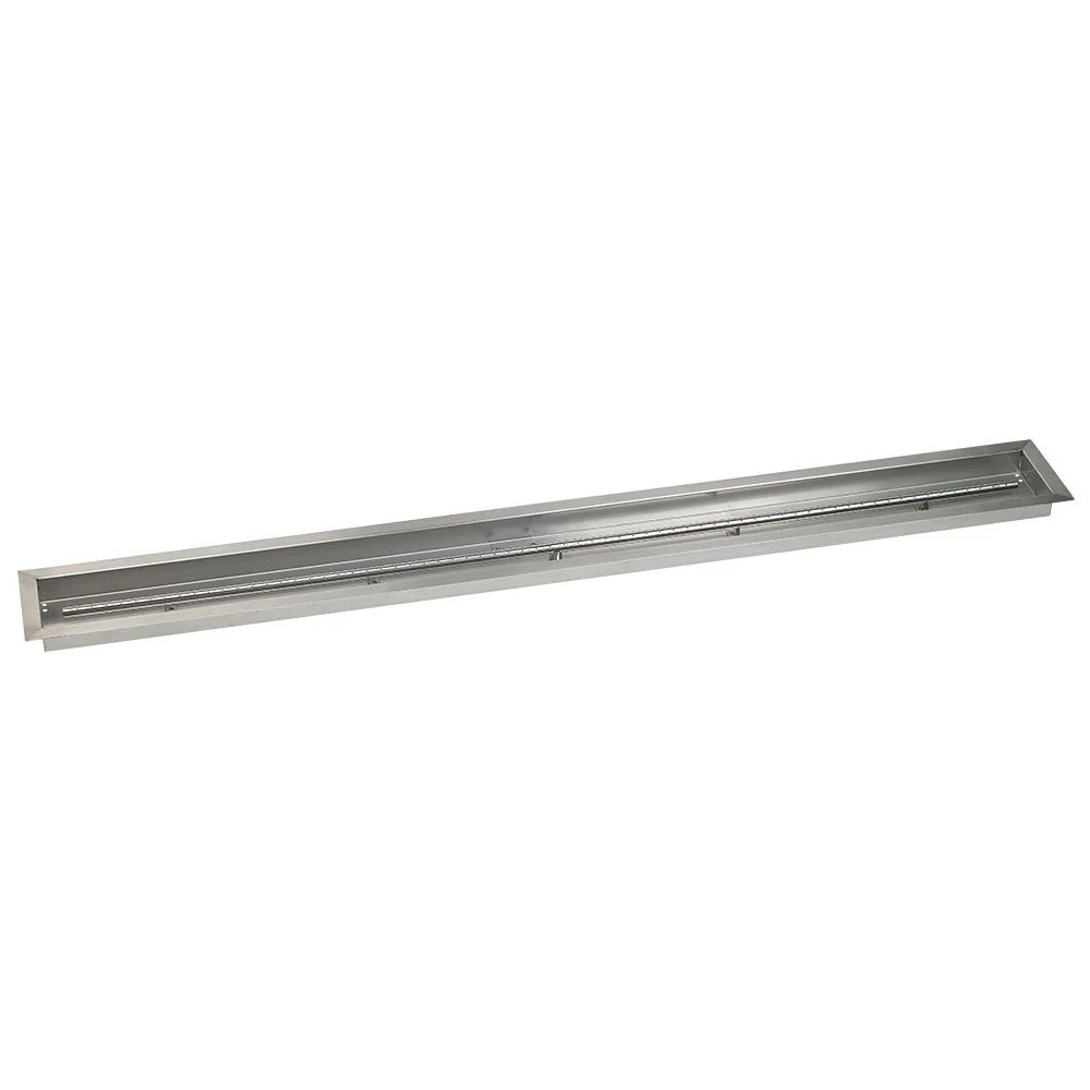72" x 6" Linear Stainless Steel Drop-In Pan with Spark Ignition Kit - Propane by American Fire Products - Image 2