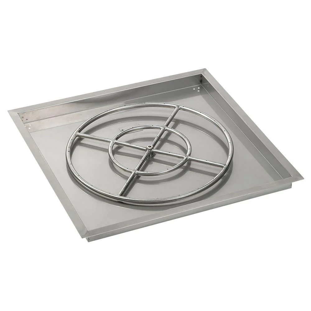 30" Square High Capacity Stainless Steel Drop-In Pan with All-Weather Electronic Ignition System - Propane by American Fire Products - Image 8