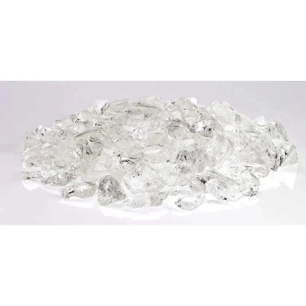 Medium-Sized Recycled Ice Fire Glass by American Fire Products - Image 3