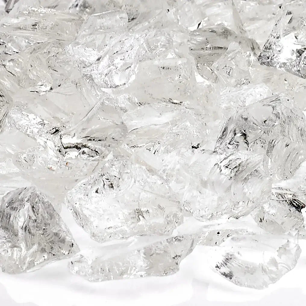 Medium-Sized Recycled Ice Fire Glass by American Fire Products - Image 4