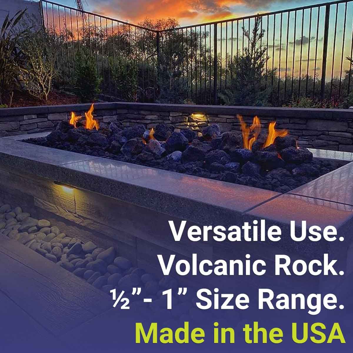 Medium Black Lava Rock by American Fire Proudcts - Image 8