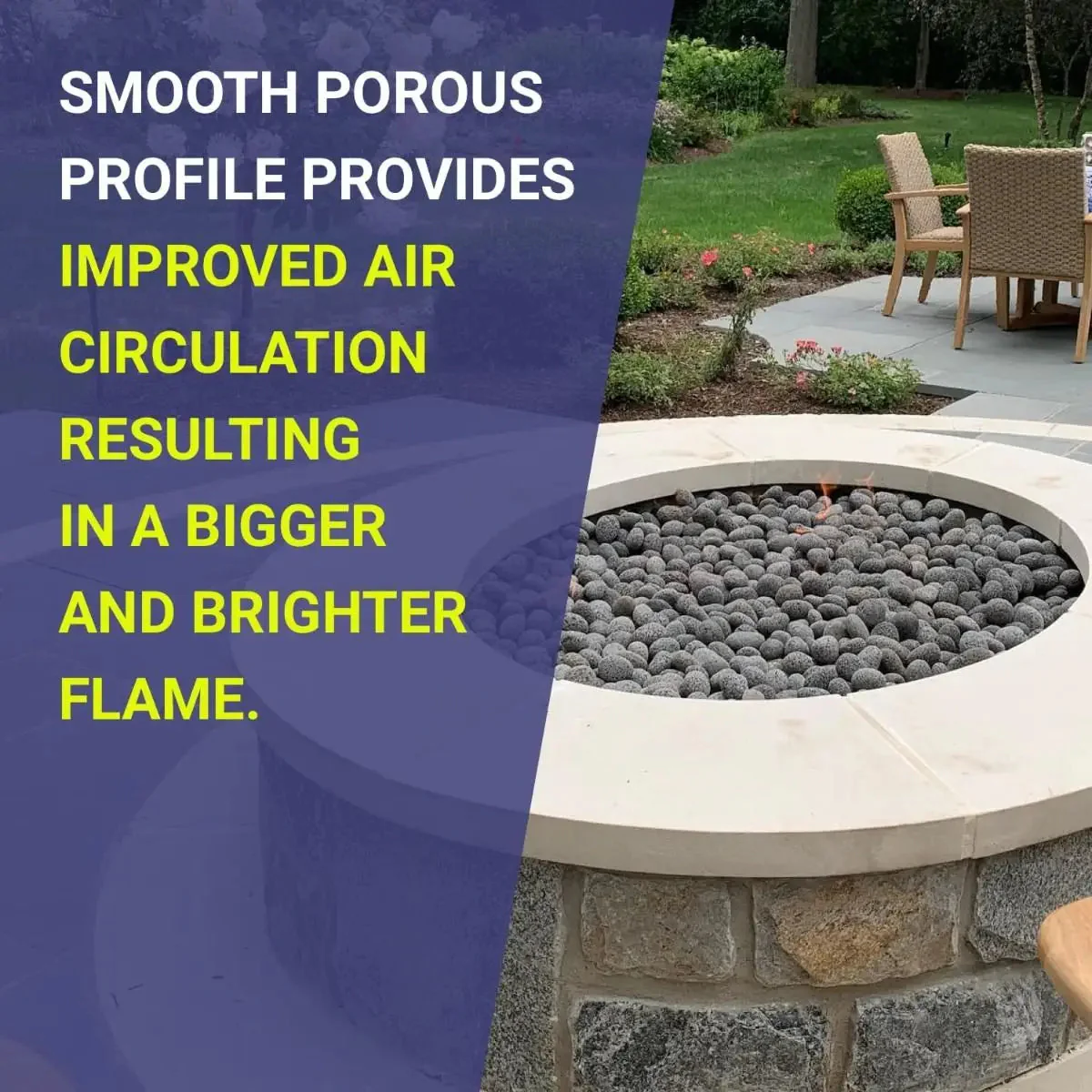 Large Gray Lava Stone by American Fire Products - Image 6
