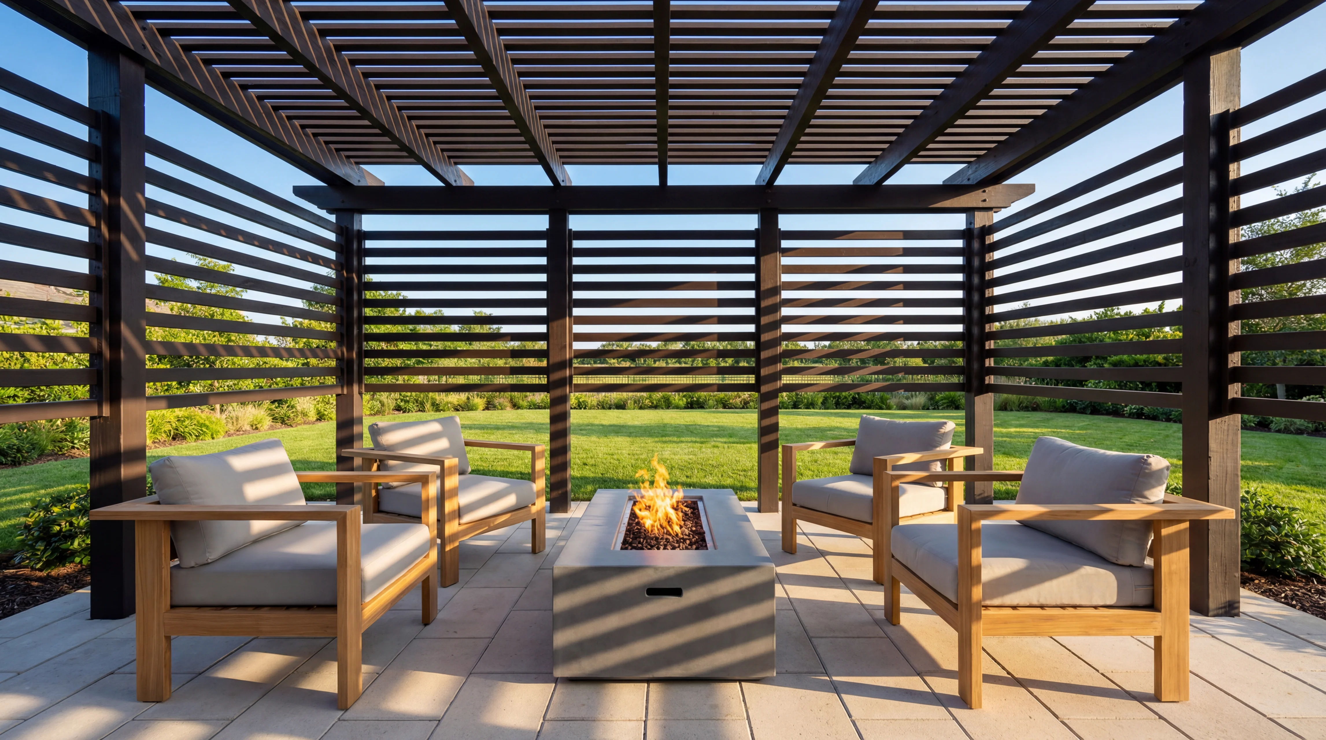 Ando 5-Piece Conversation Set with Fire Pit - Image 8
