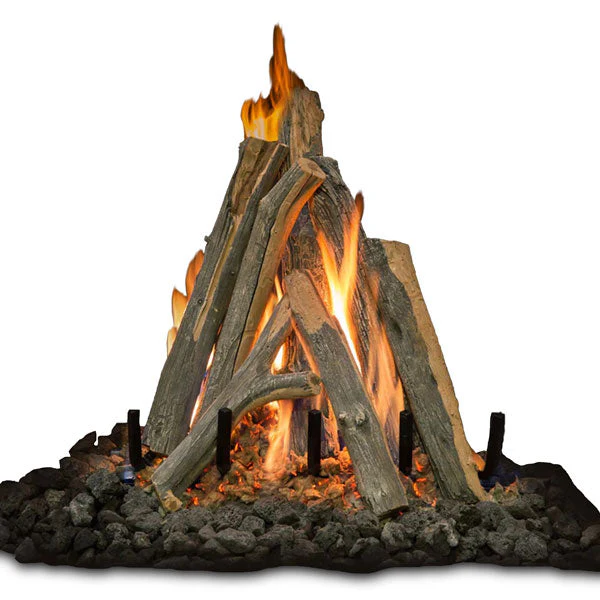 Arizona Juniper Kiva Vented Gas Logs by Grand Canyon Gas Logs - Image 3