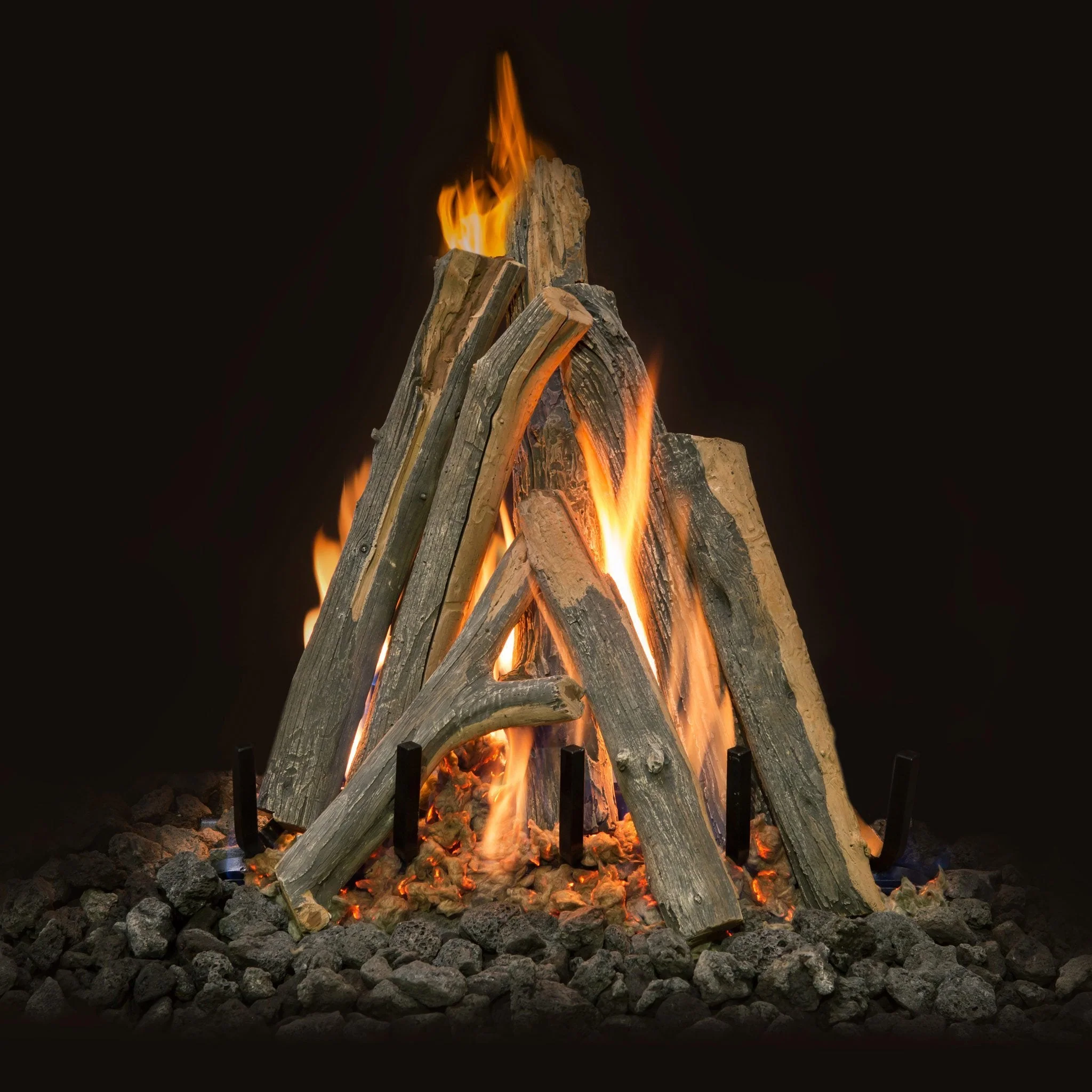 Arizona Juniper Kiva Vented Gas Logs by Grand Canyon Gas Logs - Image 5
