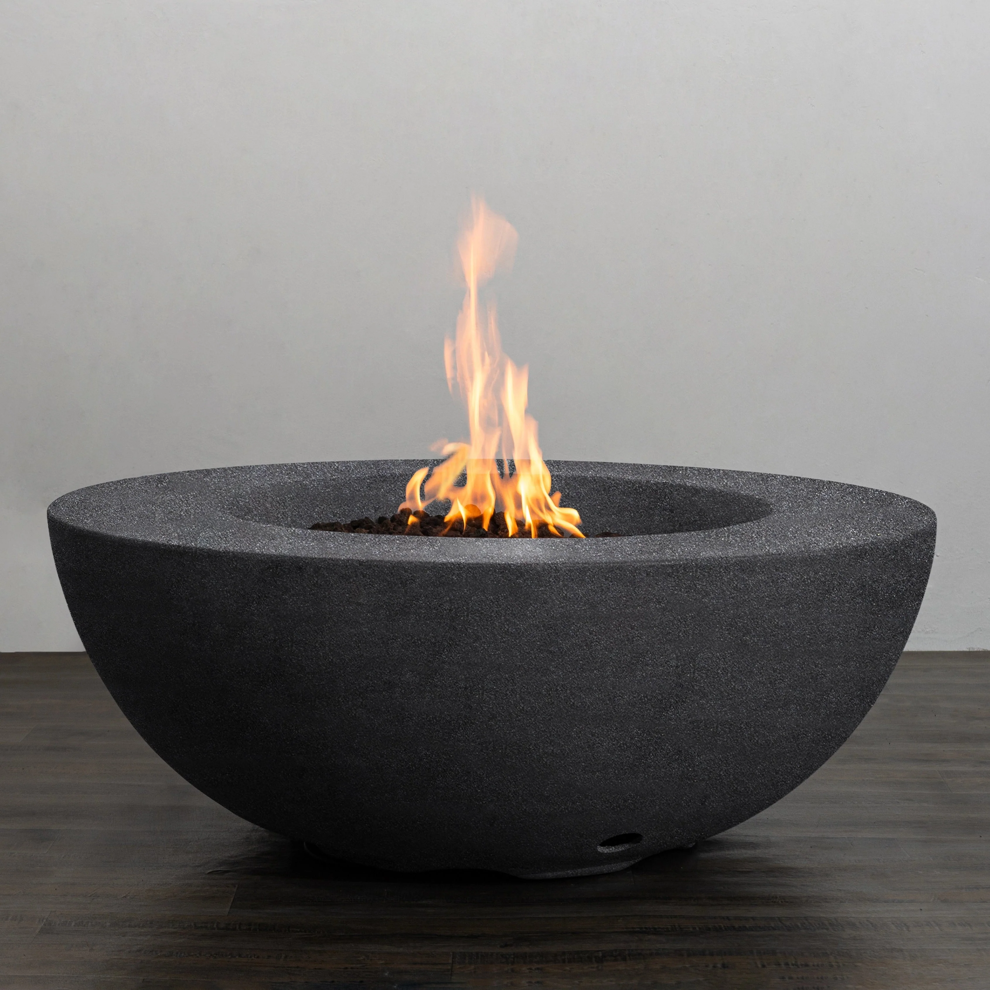 42" Round Beton Concrete (GFRC) Natural Gas Fire Pit by Starfire Designs - Image 11