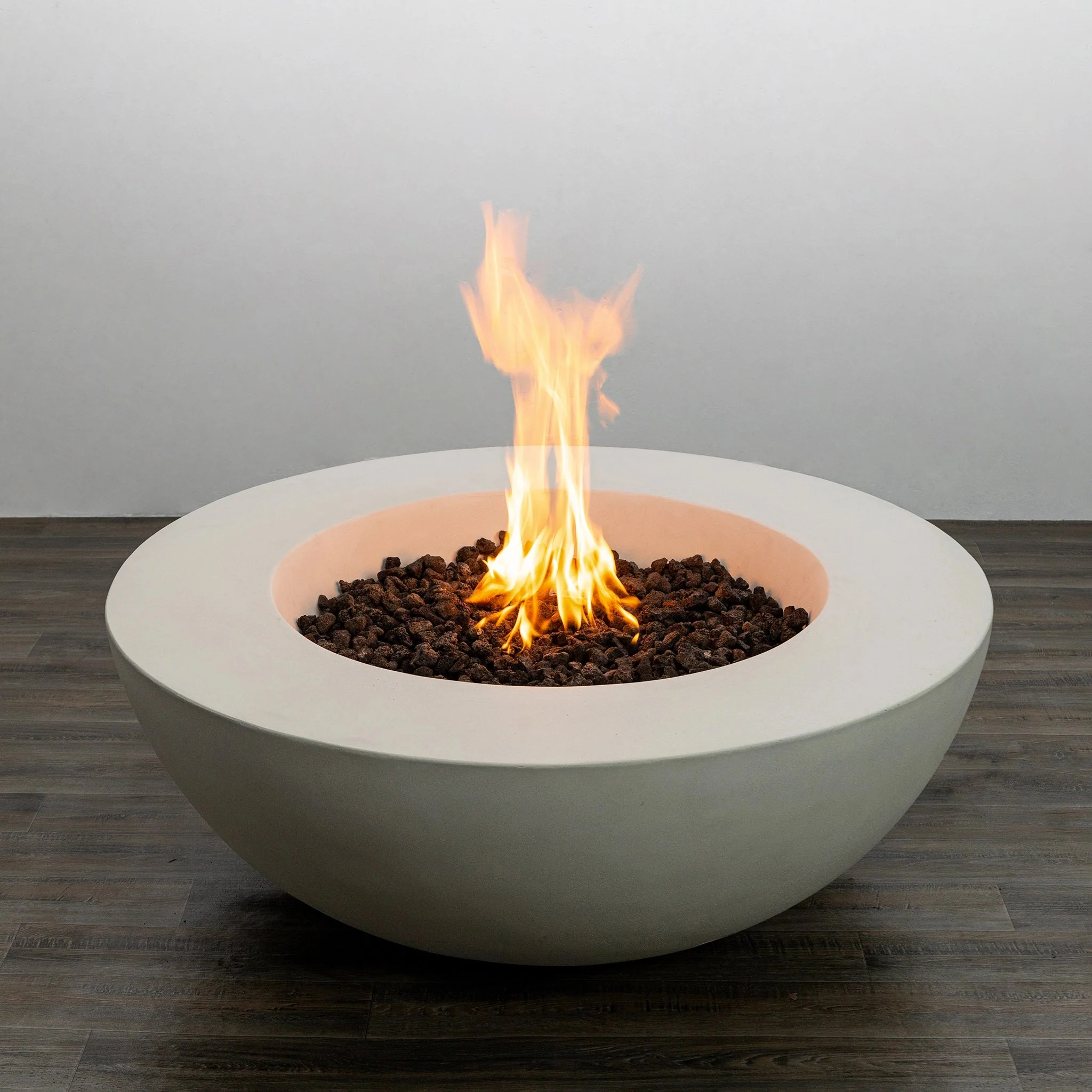 42" Round Beton Concrete (GFRC) Natural Gas Fire Pit by Starfire Designs - Image 31