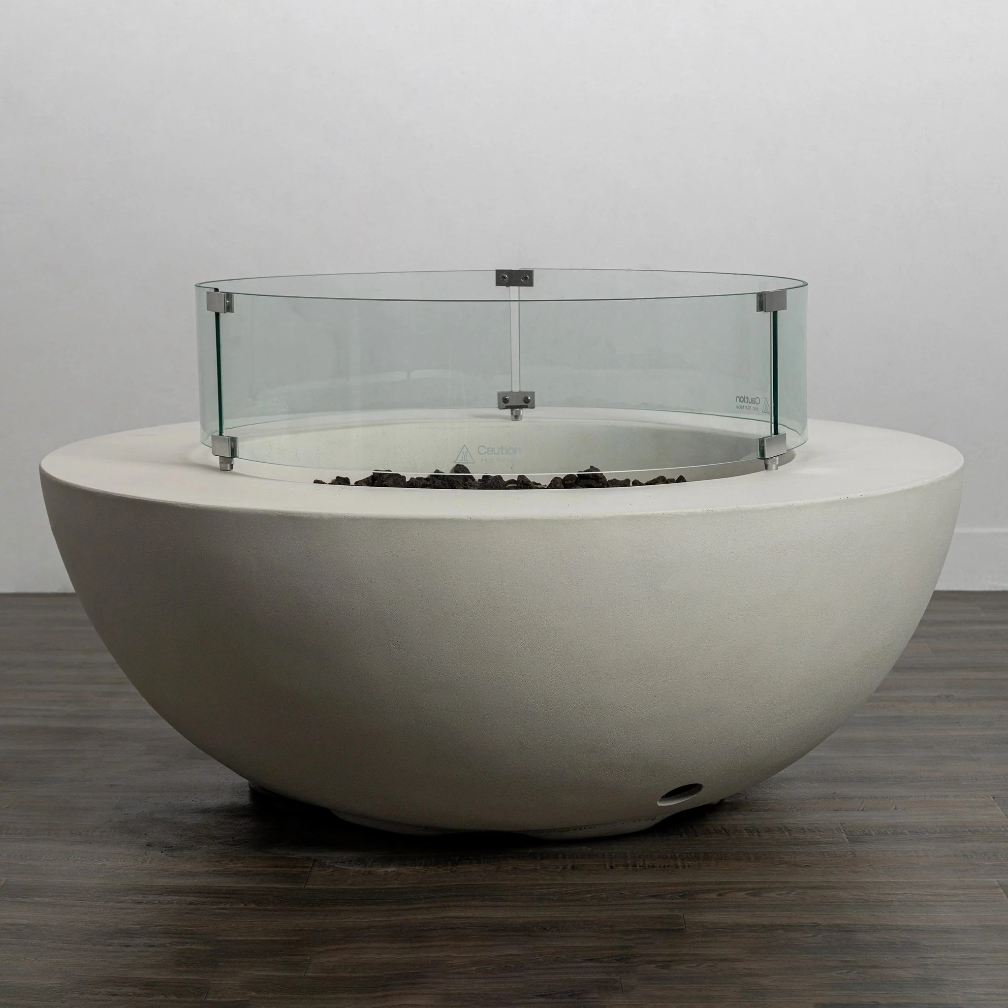 42" Round Beton Concrete (GFRC) Natural Gas Fire Pit by Starfire Designs - Image 33