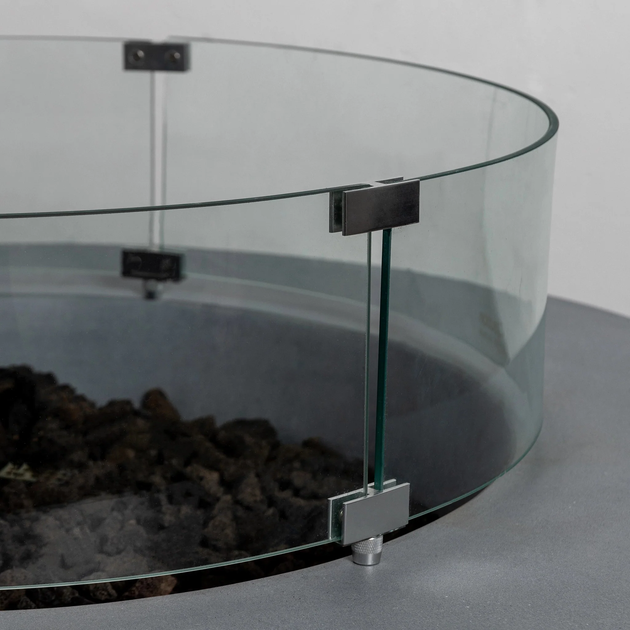 42" Round Beton Concrete (GFRC) Natural Gas Fire Pit by Starfire Designs - Image 6