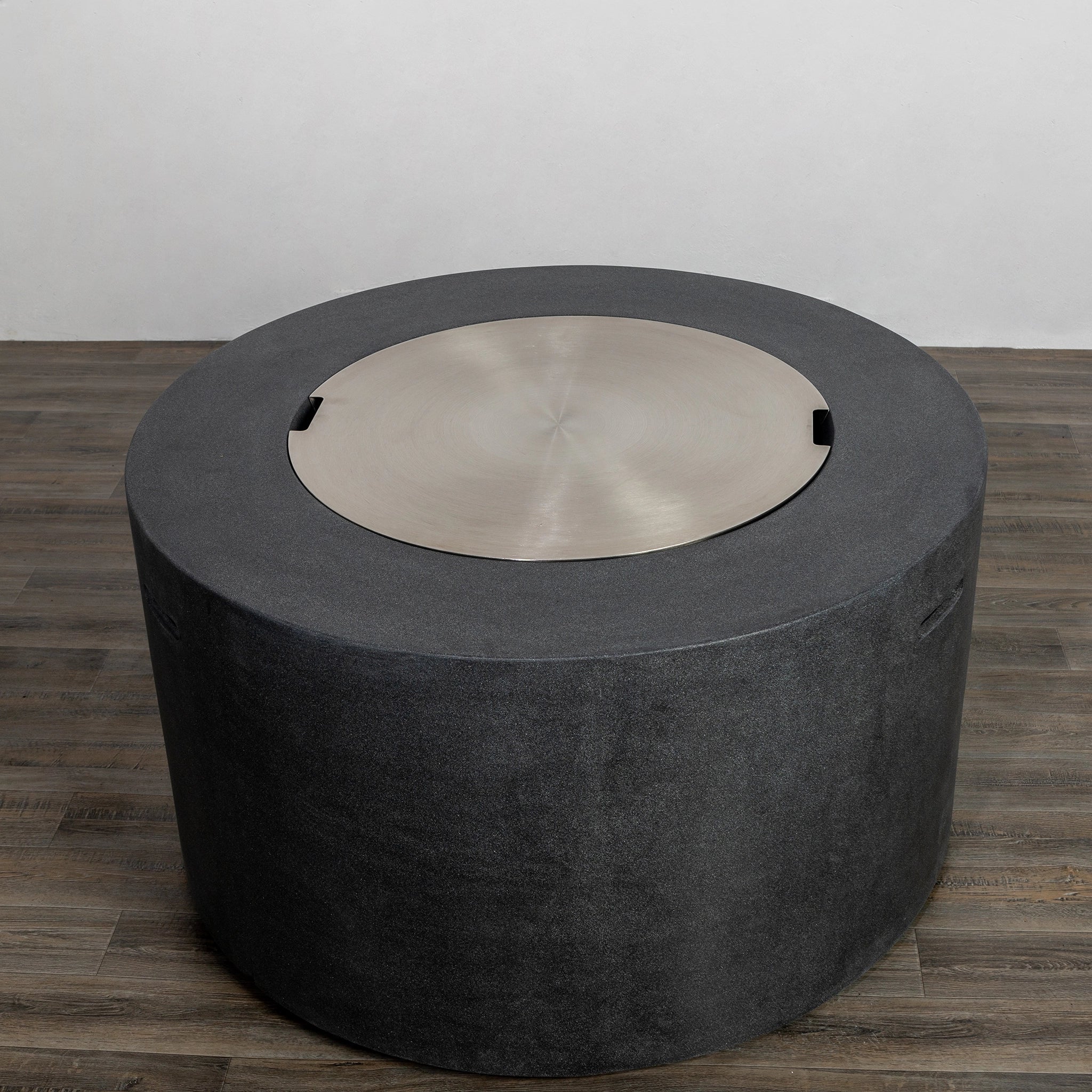 42" Round Beton Concrete (GFRC) Gas Fire Pit with Hidden Propane Tank by Starfire Designs - Image 28