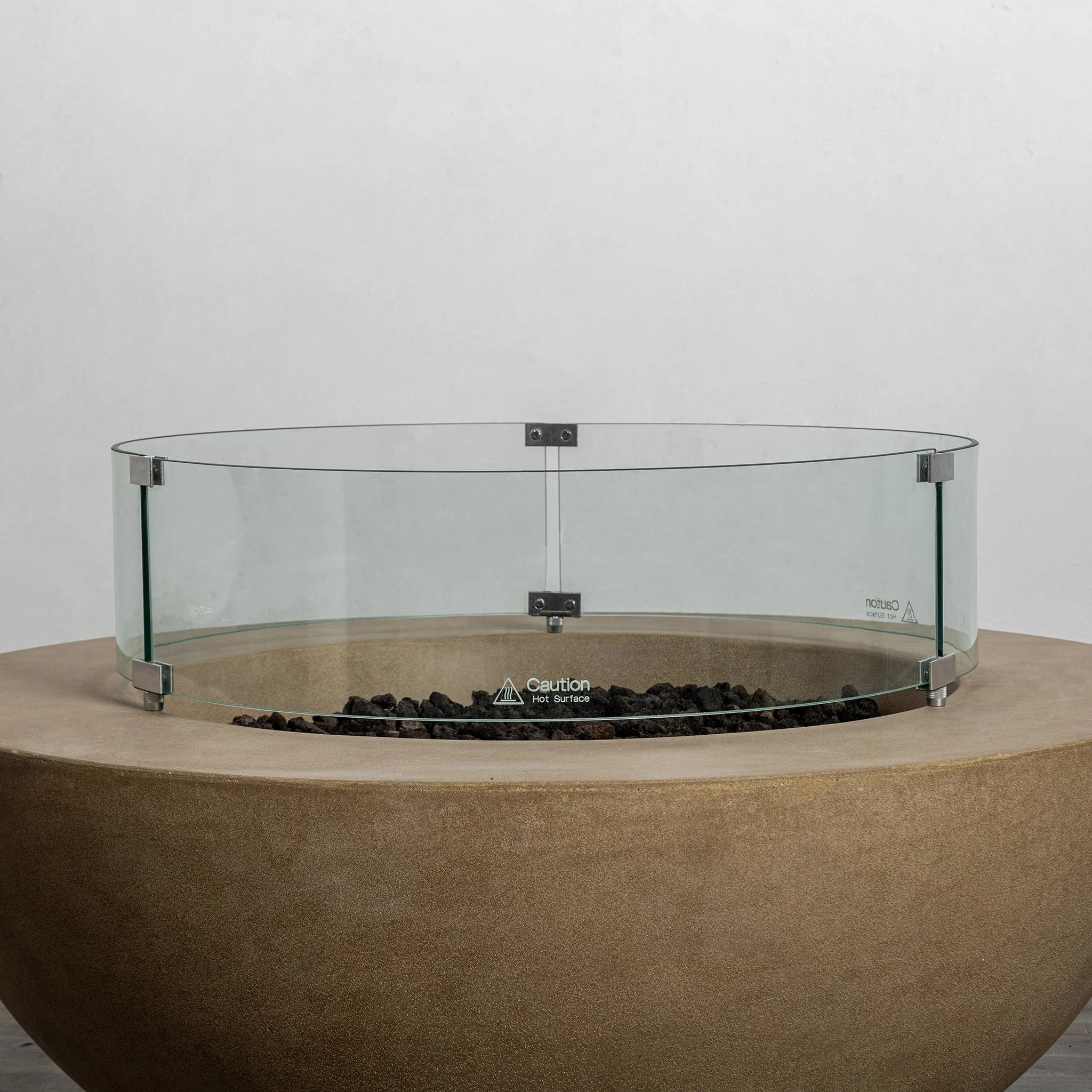 42" Round Beton Concrete (GFRC) Natural Gas Fire Pit by Starfire Designs - Image 27