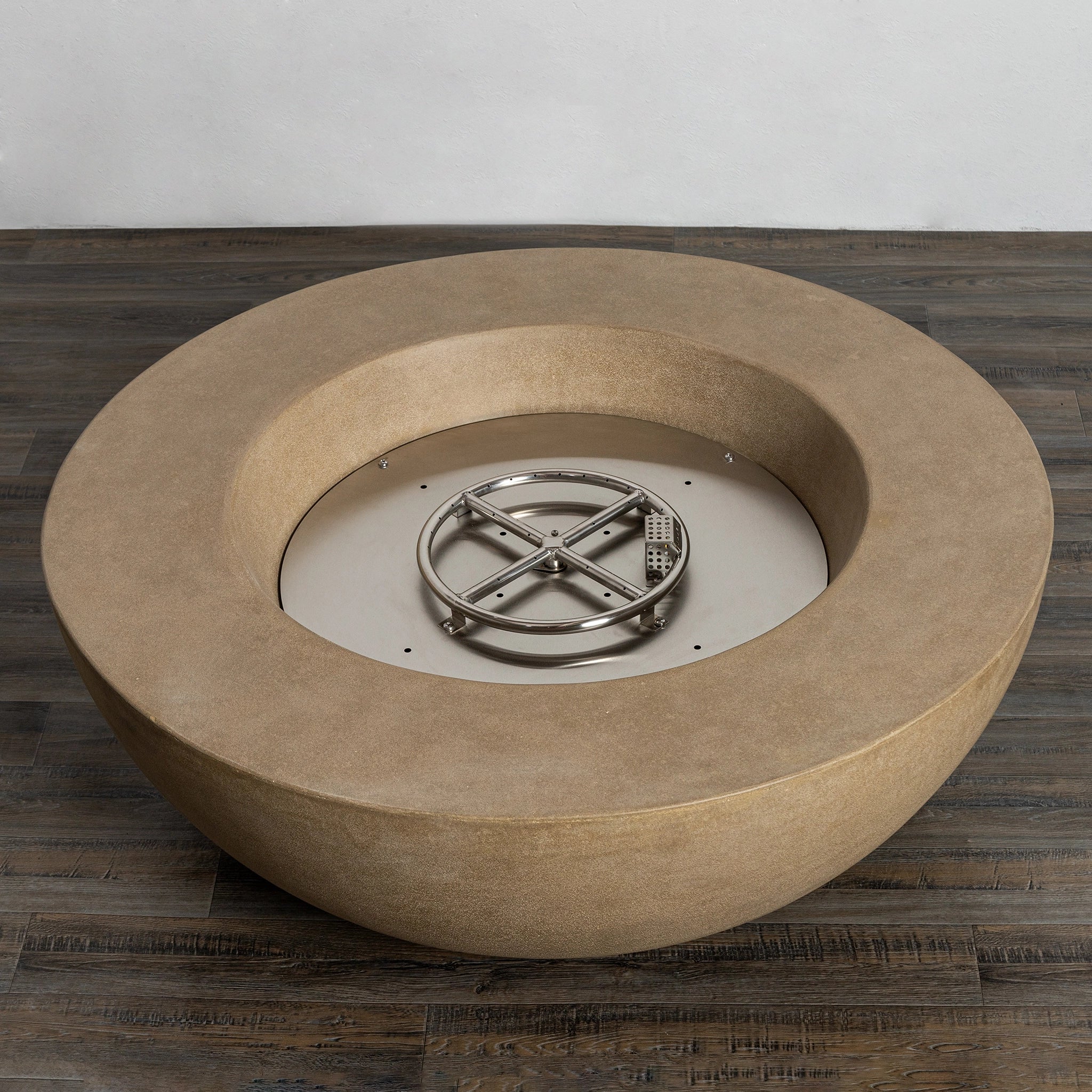 42" Round Beton Concrete (GFRC) Natural Gas Fire Pit by Starfire Designs - Image 24