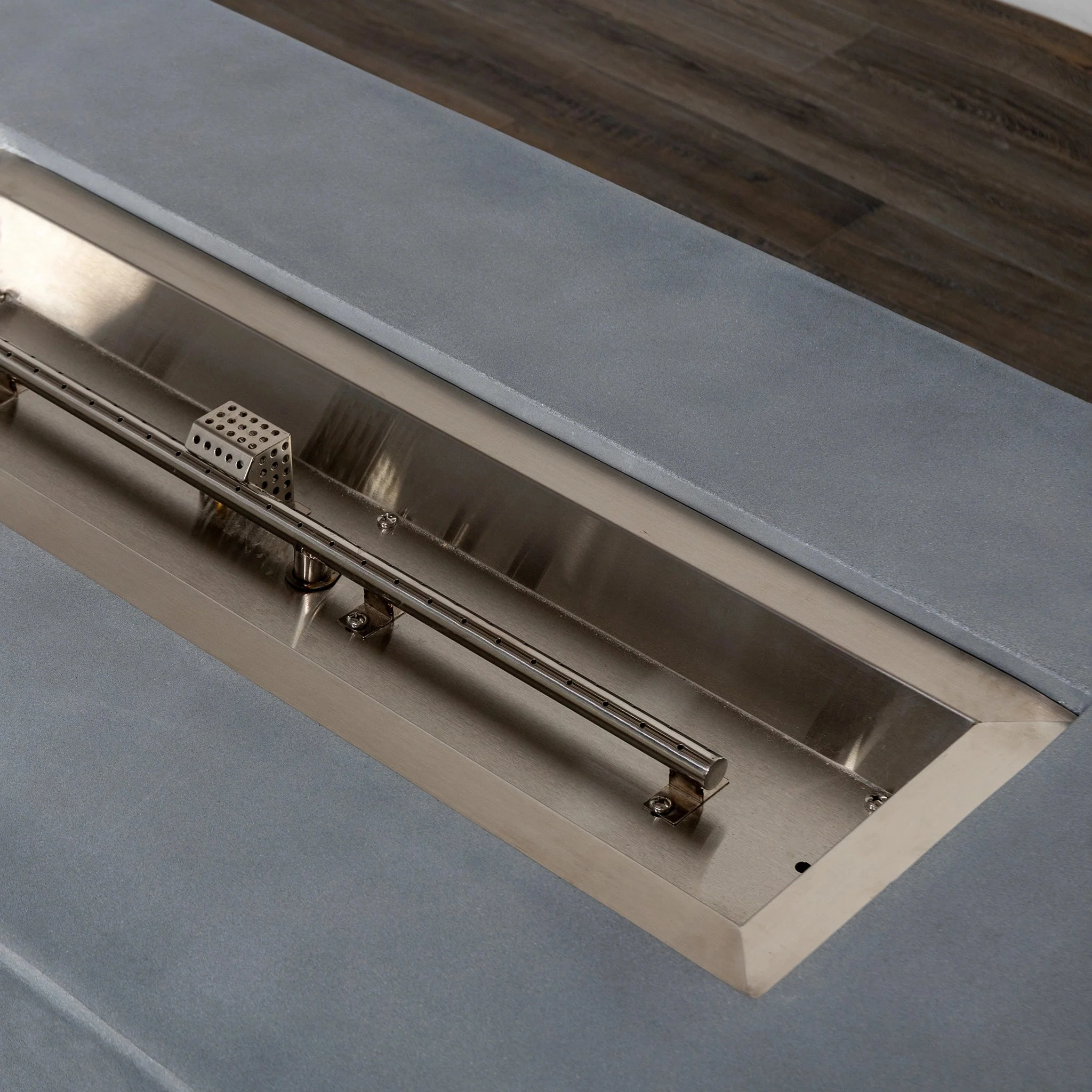 55" Rectangle Beton Concrete (GRFC) Gas Fire Pit by Starfire Designs - Image 17