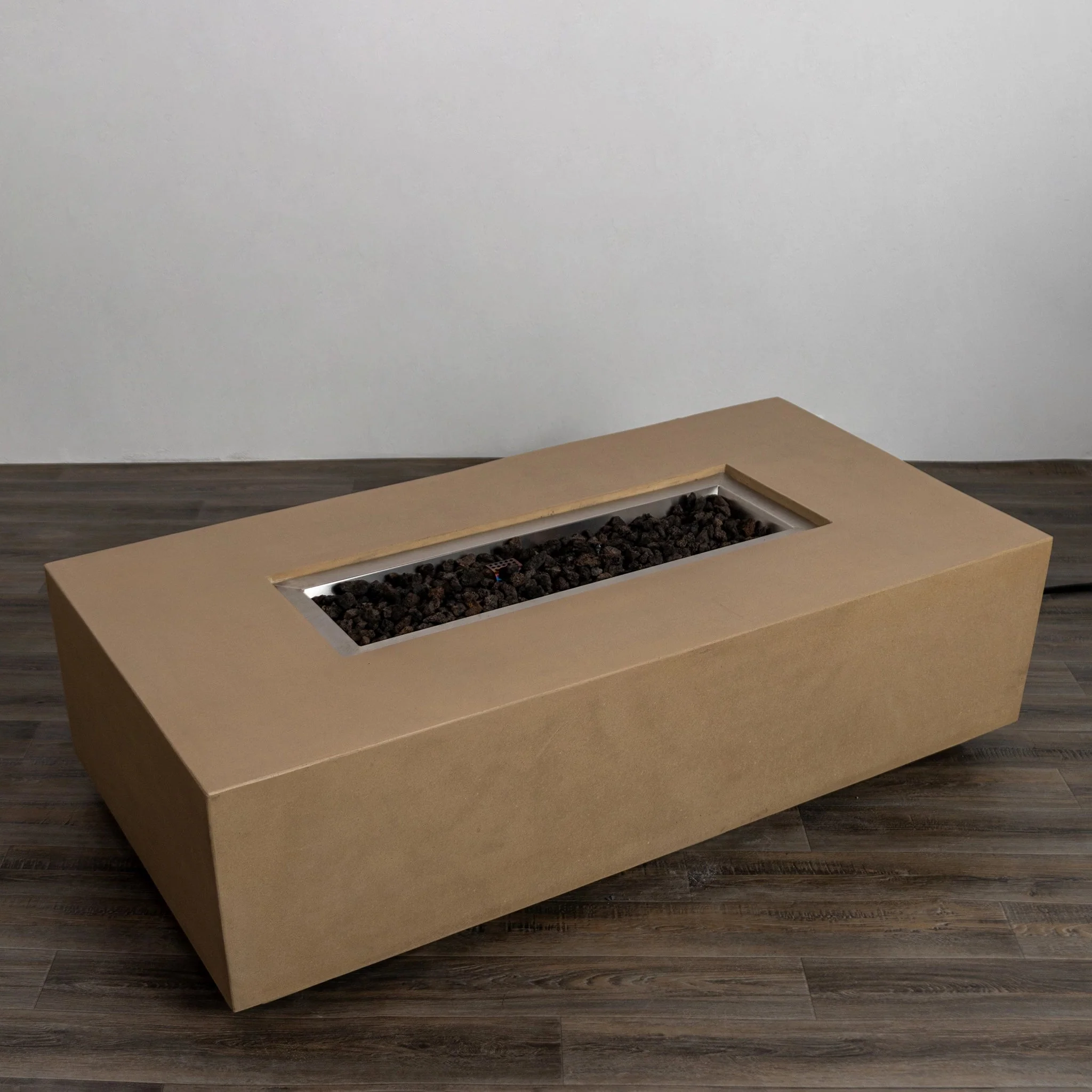 55" Rectangle Beton Concrete (GRFC) Gas Fire Pit by Starfire Designs - Image 25