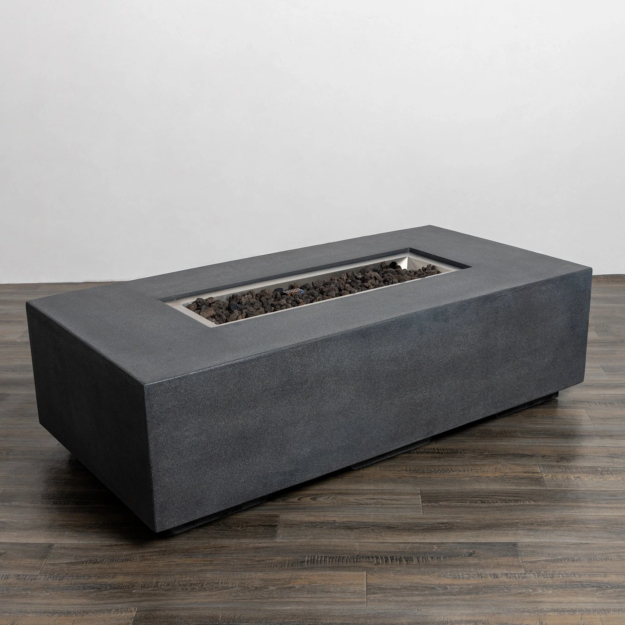 55" Rectangle Beton Concrete (GRFC) Gas Fire Pit by Starfire Designs - Image 4