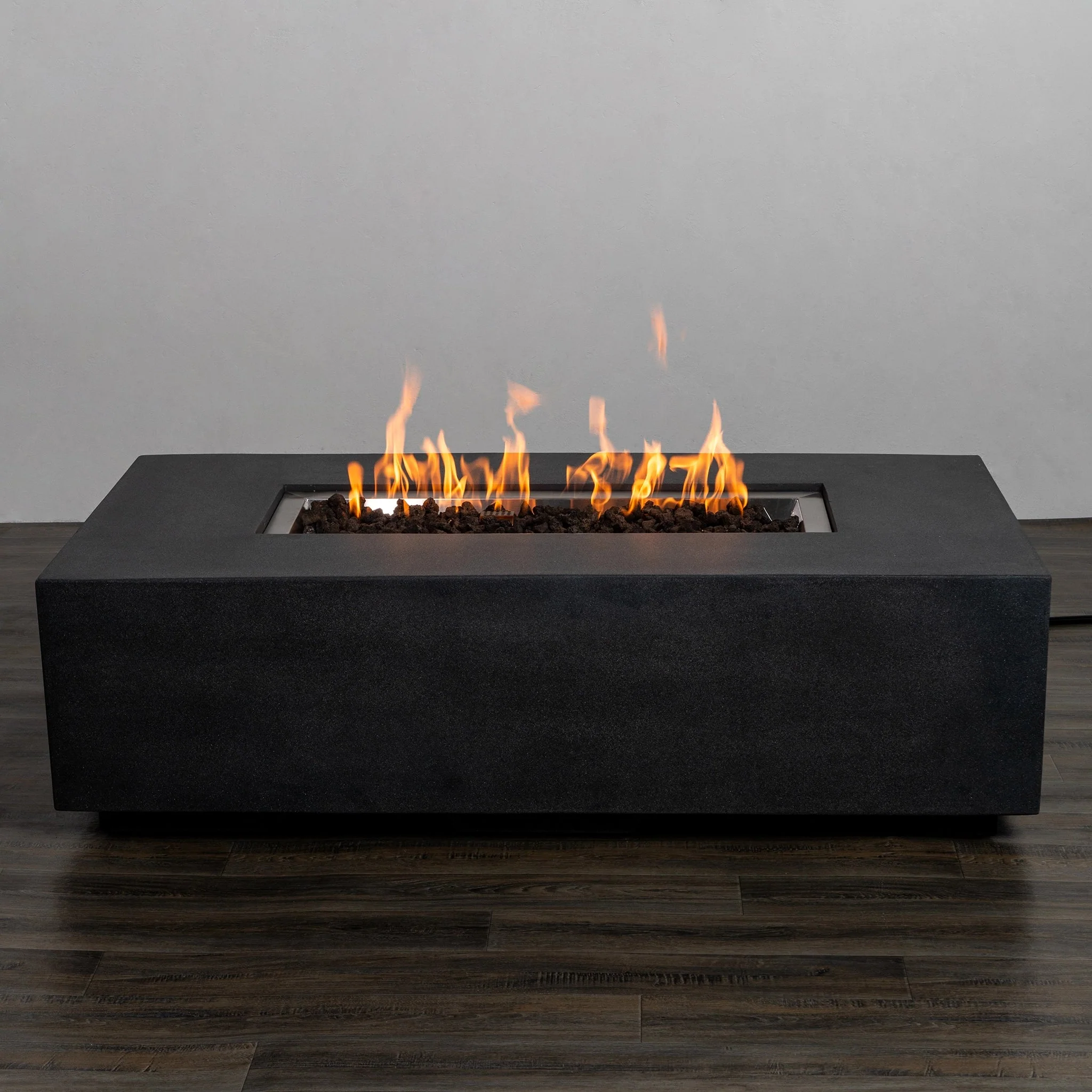 55" Rectangle Beton Concrete (GRFC) Gas Fire Pit by Starfire Designs - Image 5