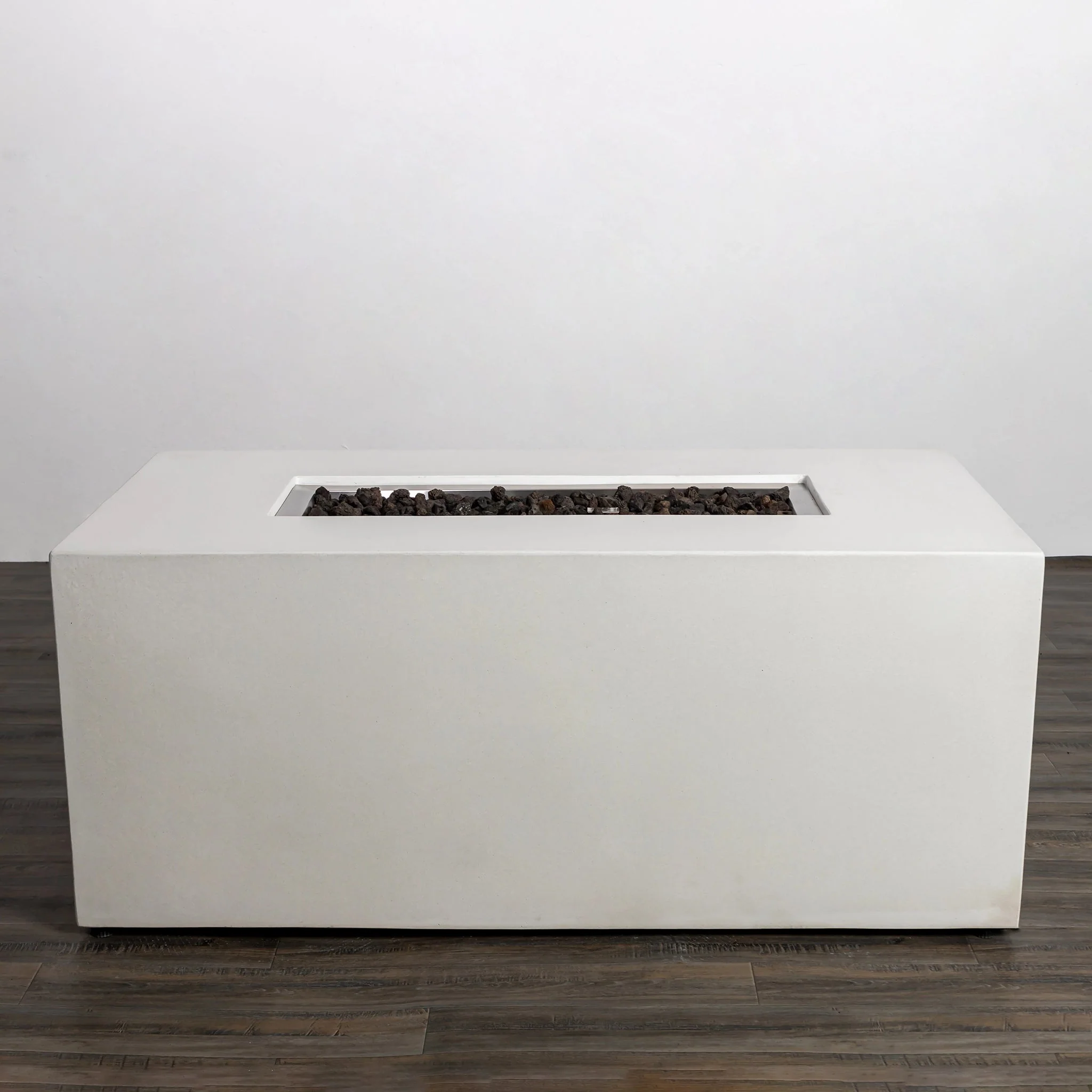 55" Rectangle Beton Concrete (GFRC) Gas Fire Pit with Hidden Propane Tank by Starfire Designs - Image 41