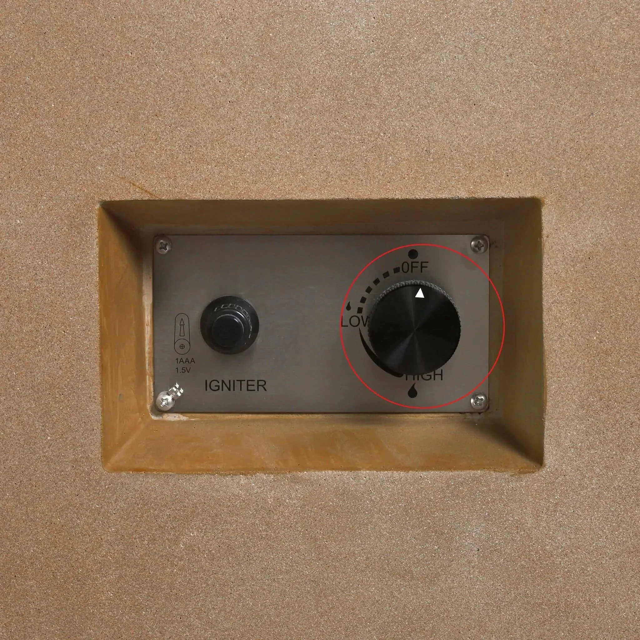 Beton Fire Pit Valve Knob by Starfire Designs - Image 2