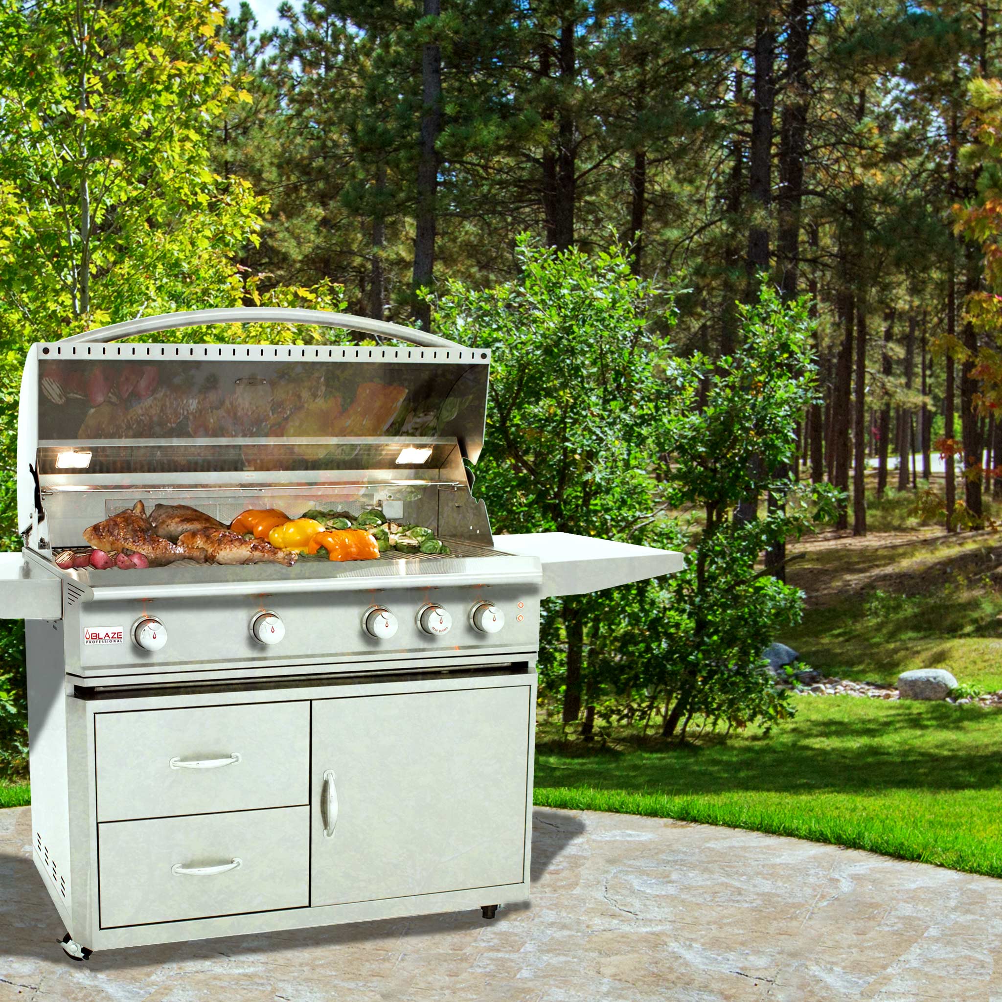 Blaze Grill Cart for 32" Gas or Charcoal Grill - Image 5