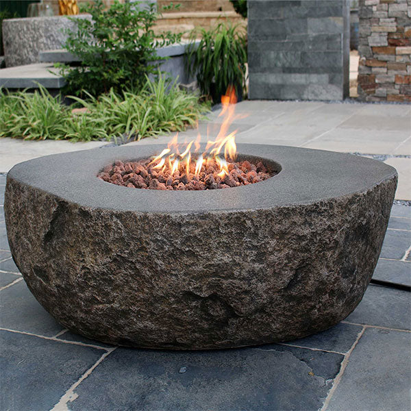 43" x 35" Boulder Fire Pit by Elementi - Image 10