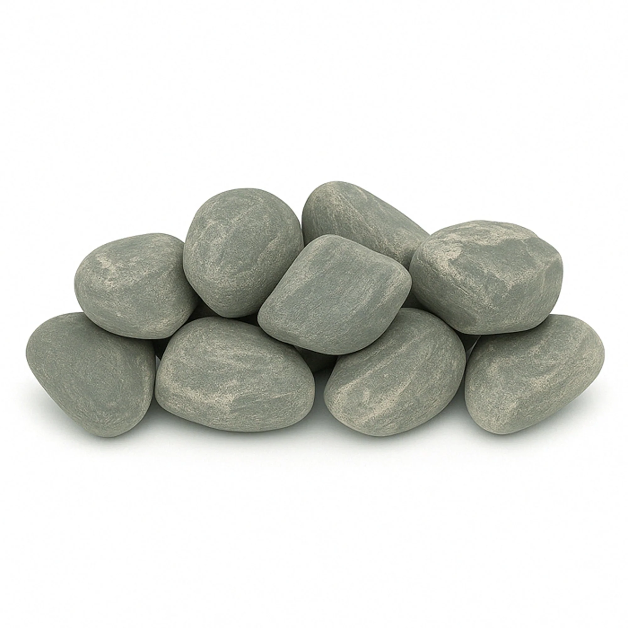 Lite Stone Cobble - Set of 12 by American Fire Products