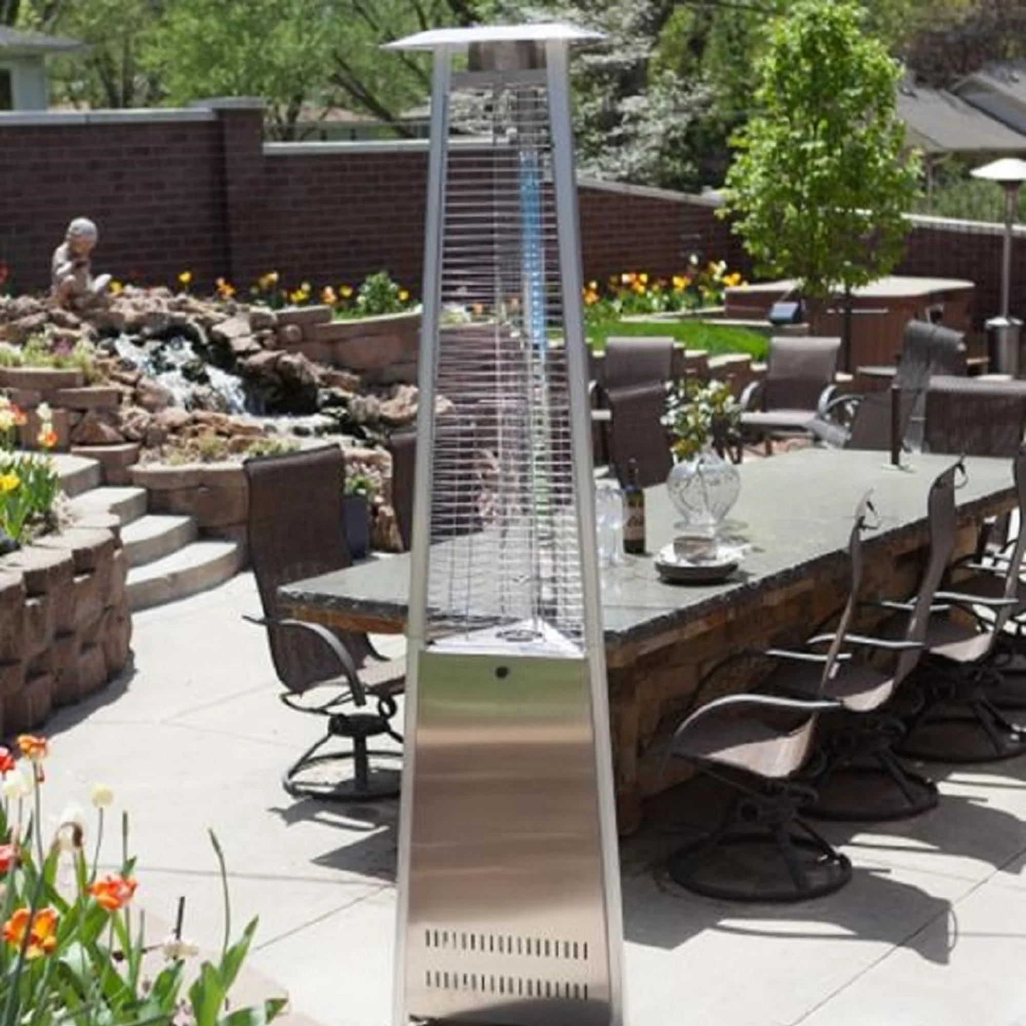 Commercial Stainless Steel Tornado Flame Patio Heater - Image 4