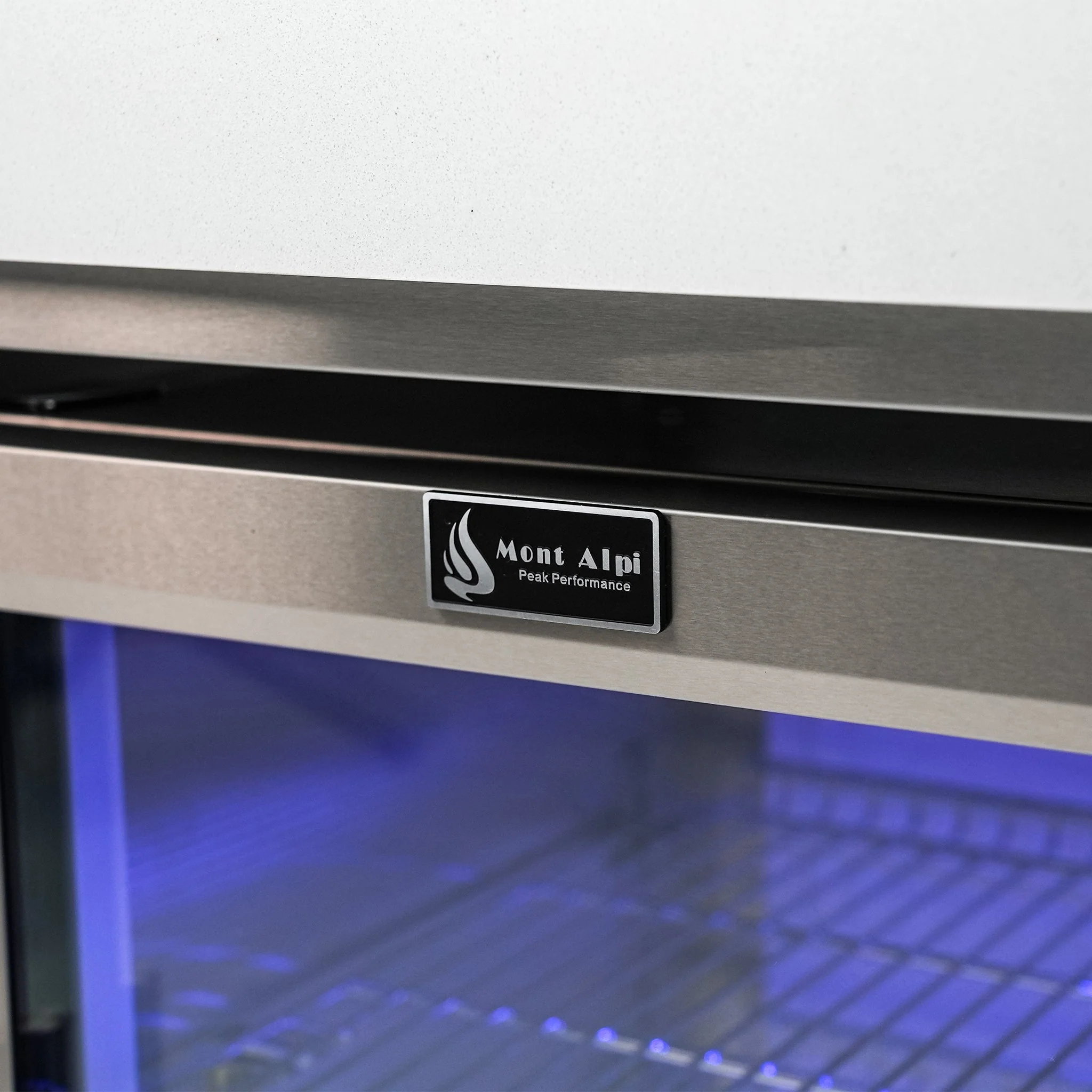 Deluxe 6-Burner 90 Degree Corner with Beverage Center Black Stainless Steel Propane Gas BBQ Island Grill - MAi805-BSS90BEV by Mont Alpi - Image 15