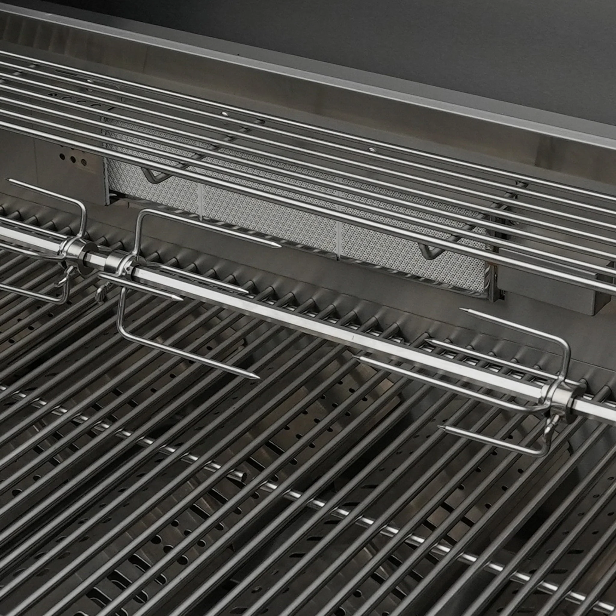 Deluxe 6-Burner 90 Degree Corner with Beverage Center Black Stainless Steel Propane Gas BBQ Island Grill - MAi805-BSS90BEV by Mont Alpi - Image 8