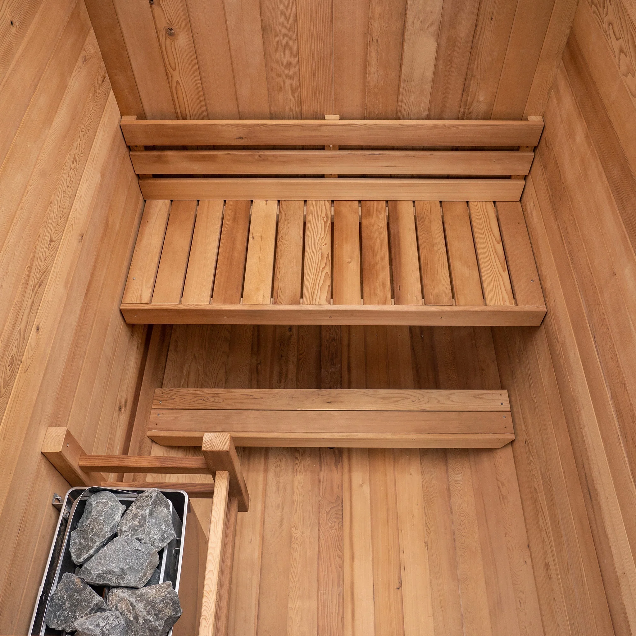 Duo Outdoor Sauna - 2 Person w/ Harvia Spirit Wi-Fi 8kW Heater - Image 9