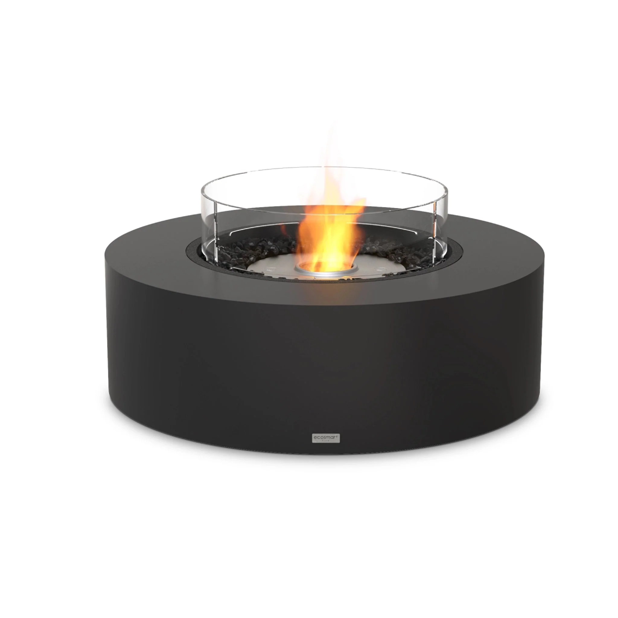 EcoSmart Fire Ark 40 Fire Pit Table - Graphite - Stainless Steel Ethanol Burner - Image 8